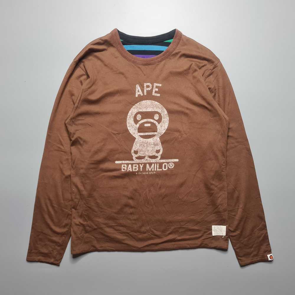 A BATHING APE® Bape - 2006 Baby Milo Rainbow Stri… - image 3