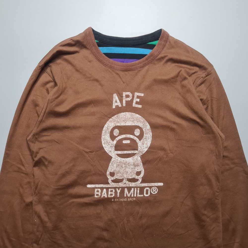 A BATHING APE® Bape - 2006 Baby Milo Rainbow Stri… - image 4