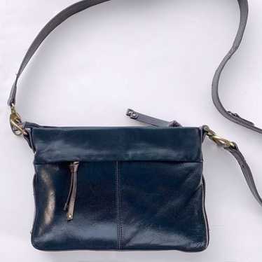 Tignanello Black Leather Crossbody Purse - image 1