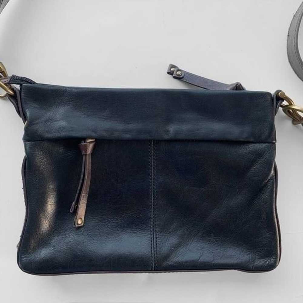 Tignanello Black Leather Crossbody Purse - image 2