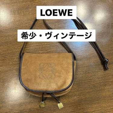 [Rare] LOEWE Vintage Suede Shoulder Bag