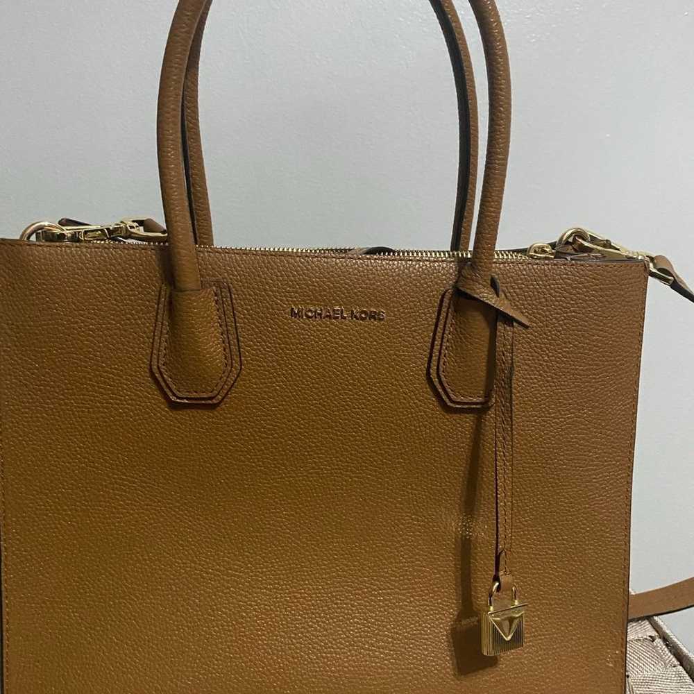 Michael Kors Mercer Large Boxy 2 Way Satchel Tote - image 2