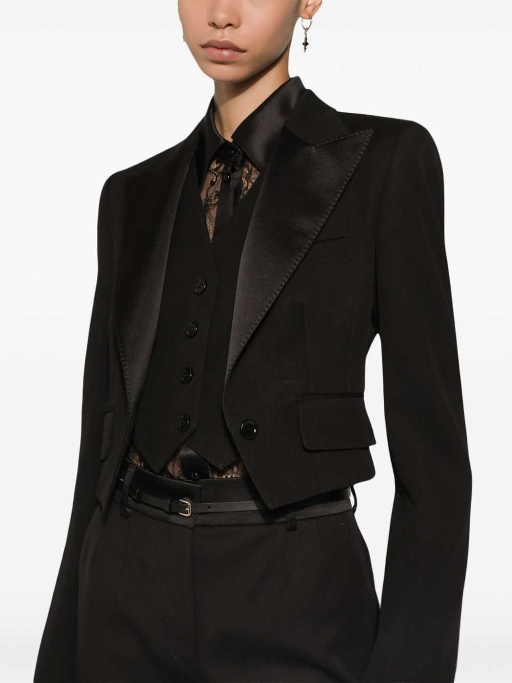 Dolce & Gabbana WOOL CROPPED JACKET - image 2