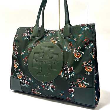 TORY BURCH Ella Big Logo Floral Tote Bag - image 1