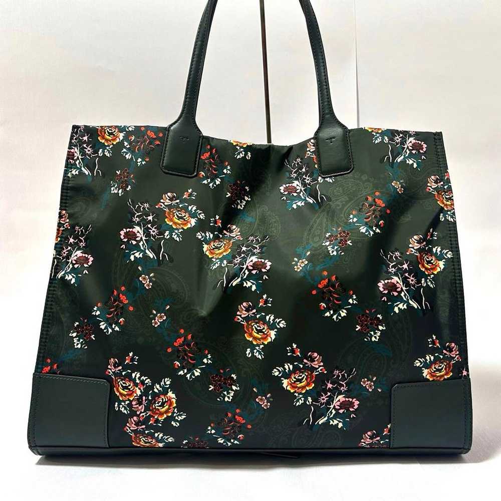 TORY BURCH Ella Big Logo Floral Tote Bag - image 5