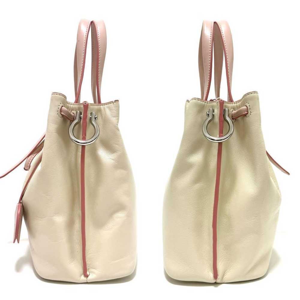 Cole Haan 2-way Handbag Shoulder Bag White Pink D… - image 5