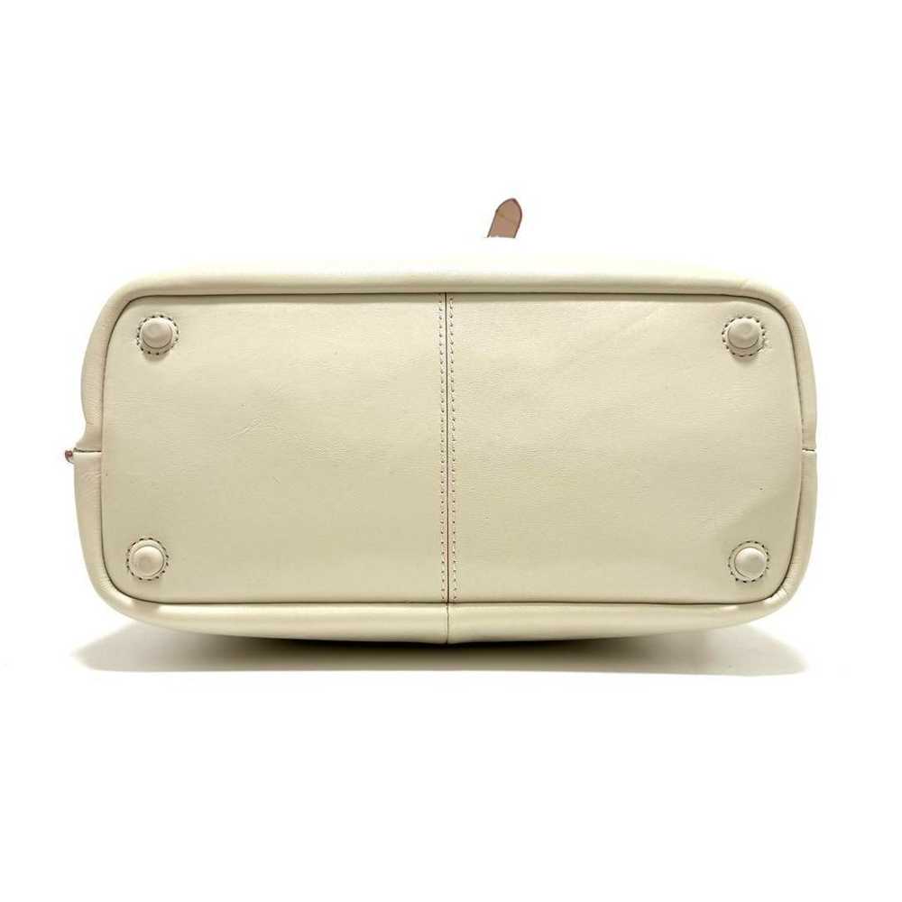 Cole Haan 2-way Handbag Shoulder Bag White Pink D… - image 6