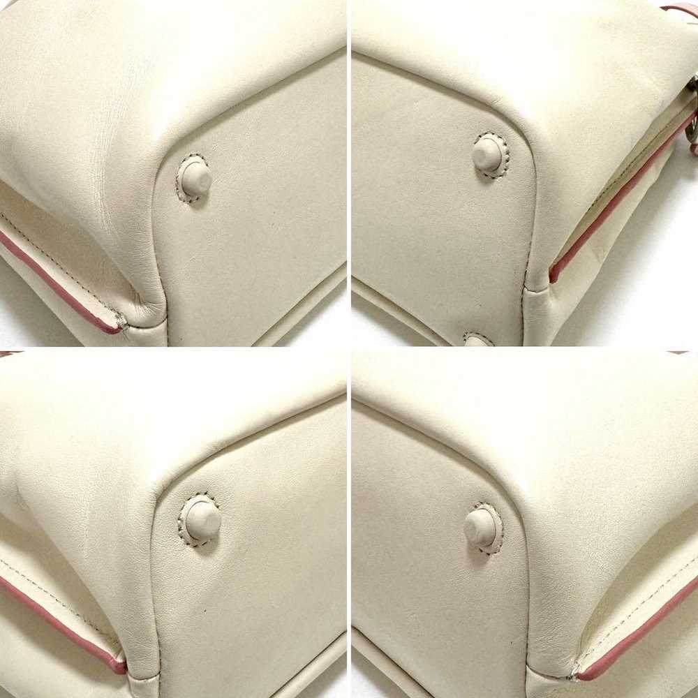 Cole Haan 2-way Handbag Shoulder Bag White Pink D… - image 7