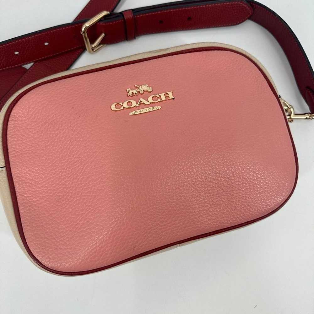 Coach Jamie Camera Bag Colorblock Candy Pink Mult… - image 2