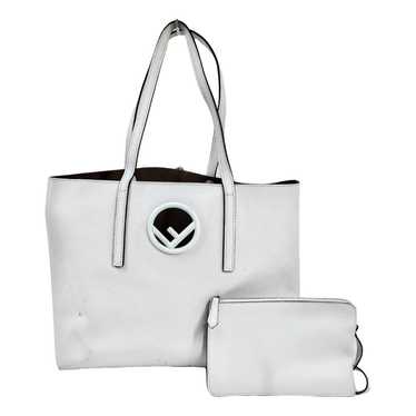 Fendi Logo Shopper Tote leather tote