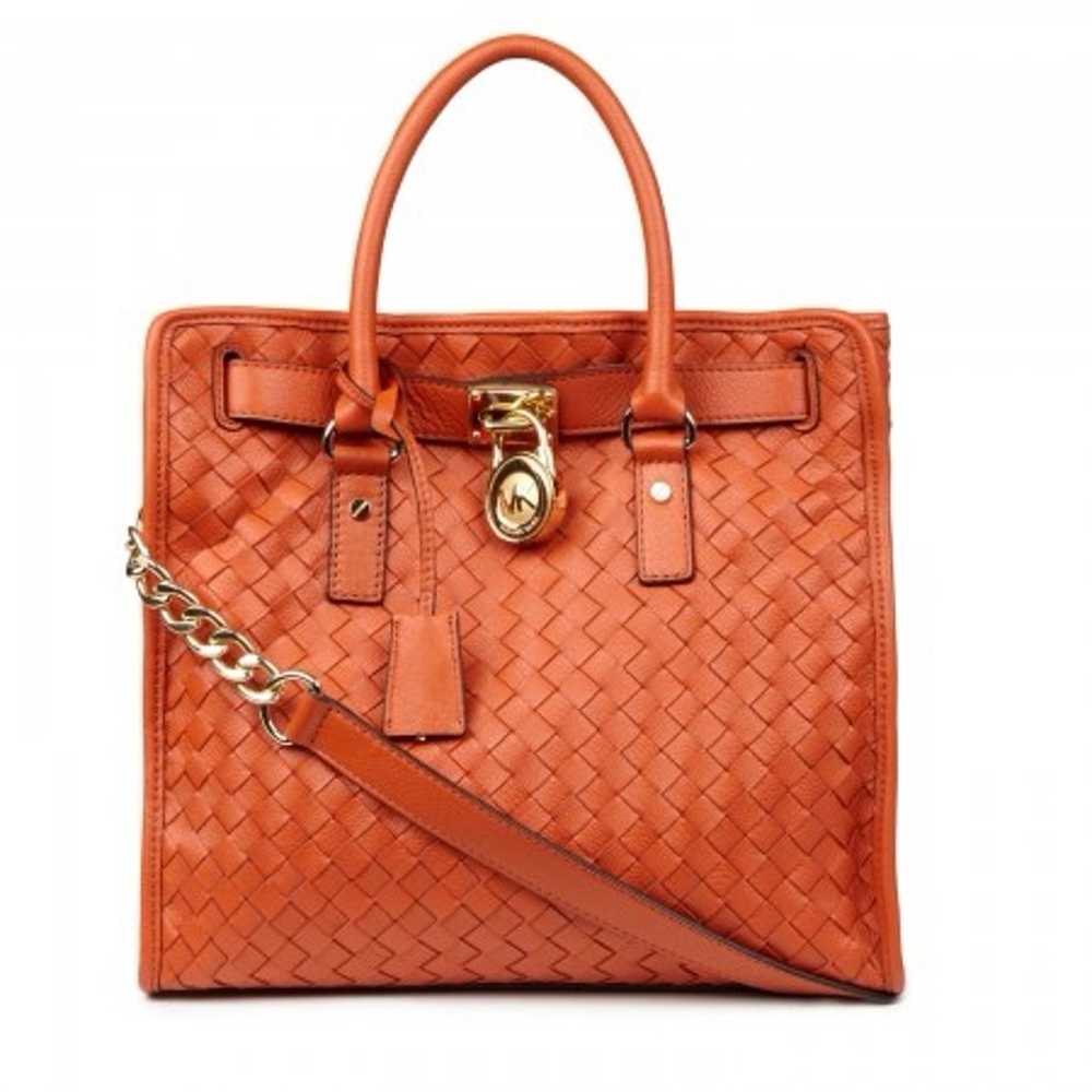 Michael Kors Limited Edition Braided Leather Burn… - image 1