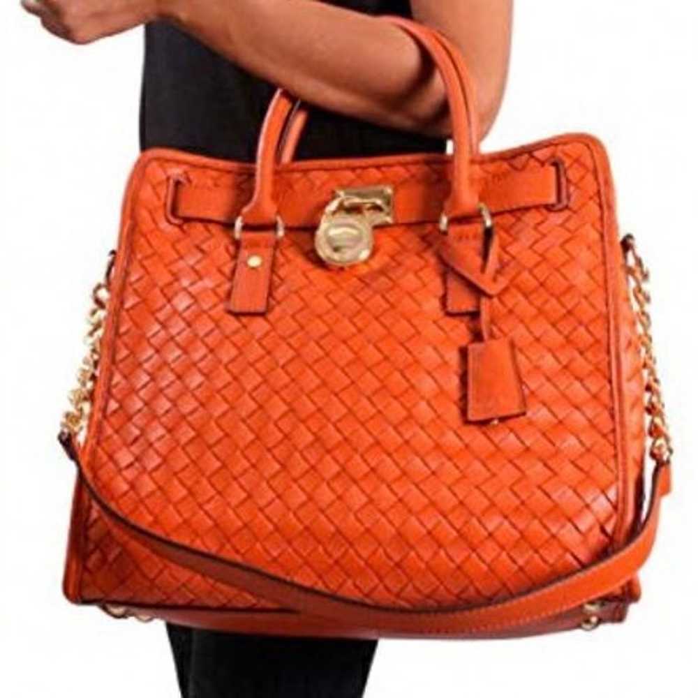 Michael Kors Limited Edition Braided Leather Burn… - image 2