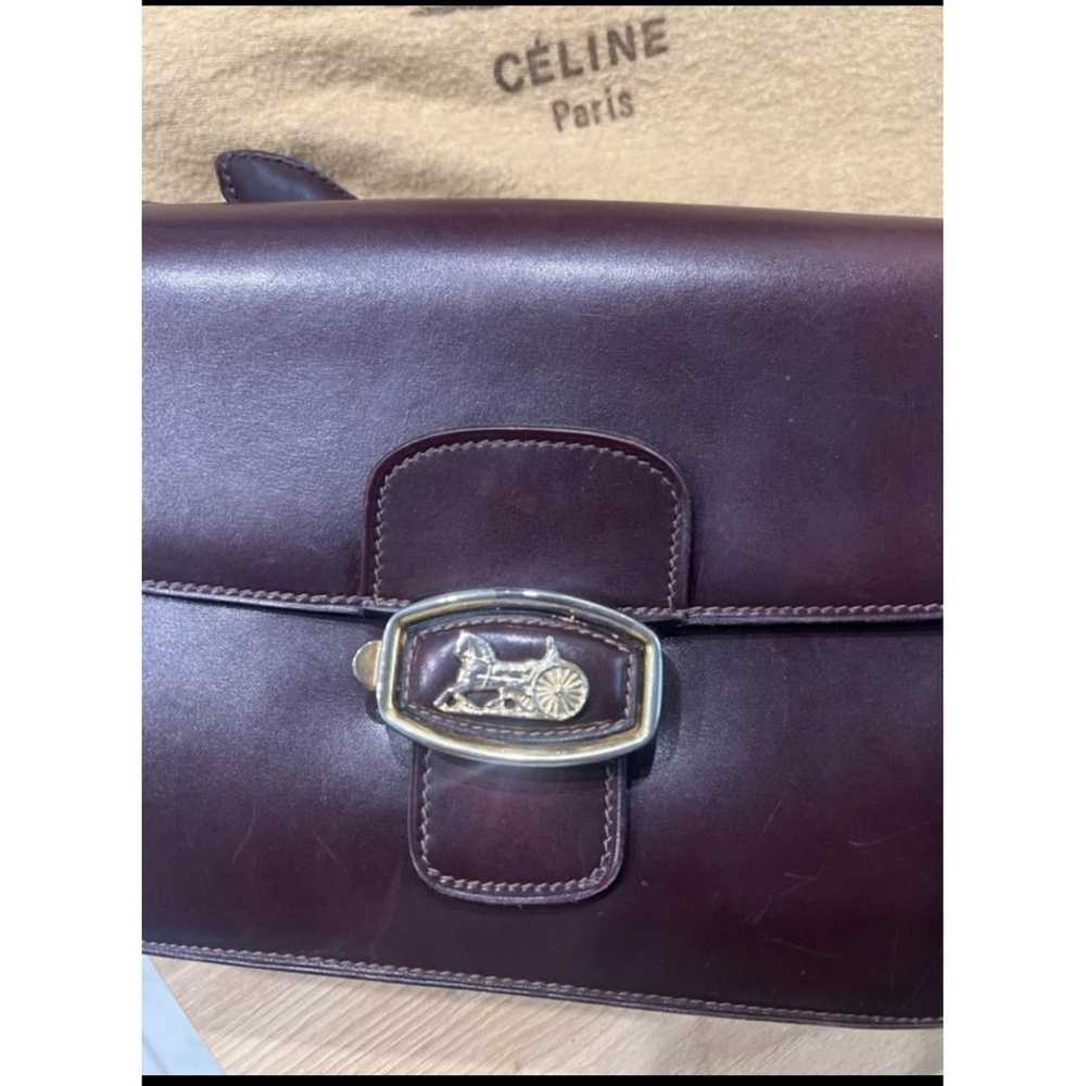 Celine Crécy Vintage leather crossbody bag - image 2