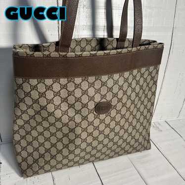 GUCCI Old Gucci Tote Bag GG Supreme Leather