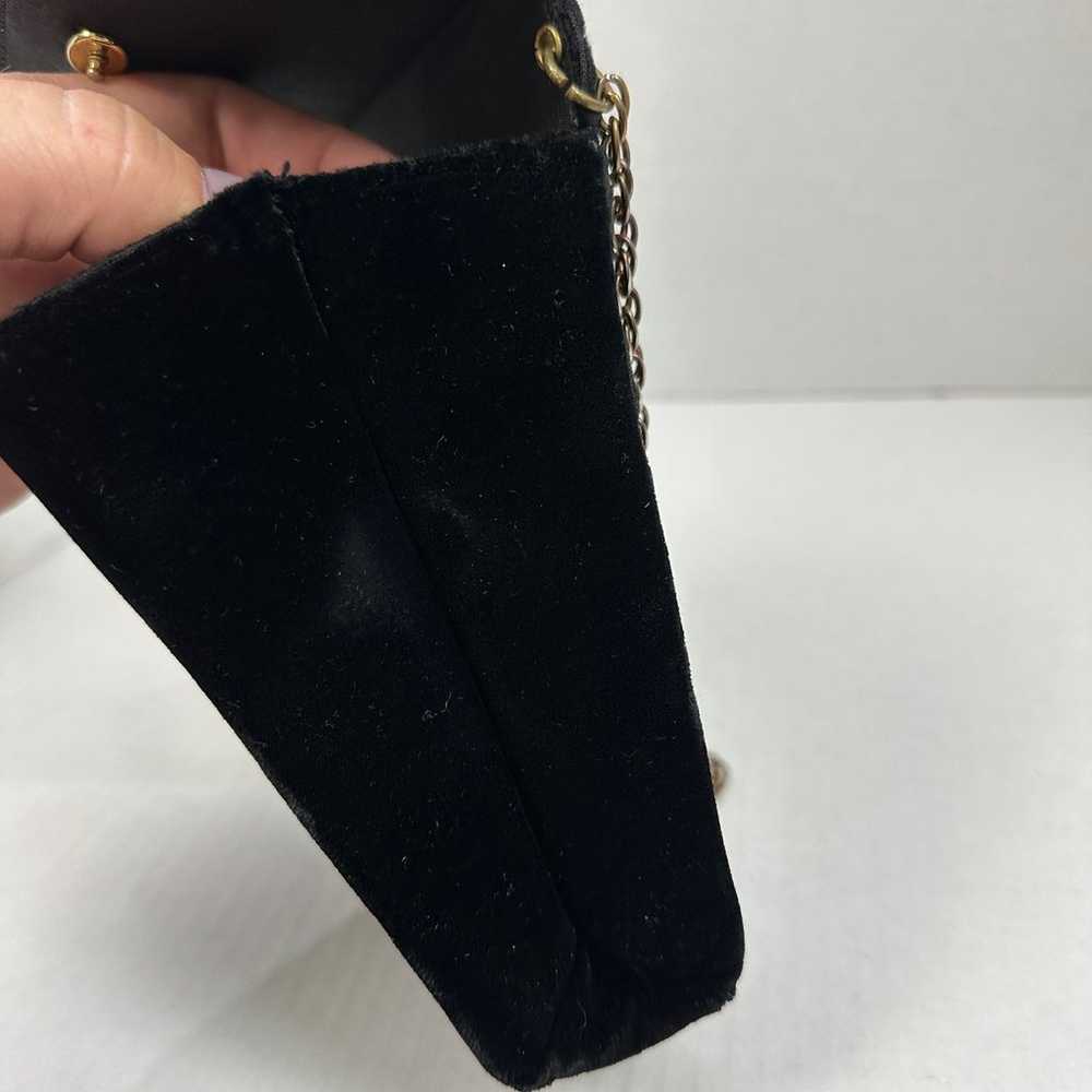 Simple Black Velvet Crossbody Purse Shoulder Bag … - image 5