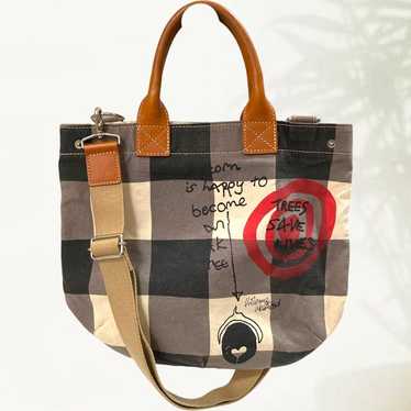 Vivienne Westwood 2WAY/Leather Handle/Gingham Chec