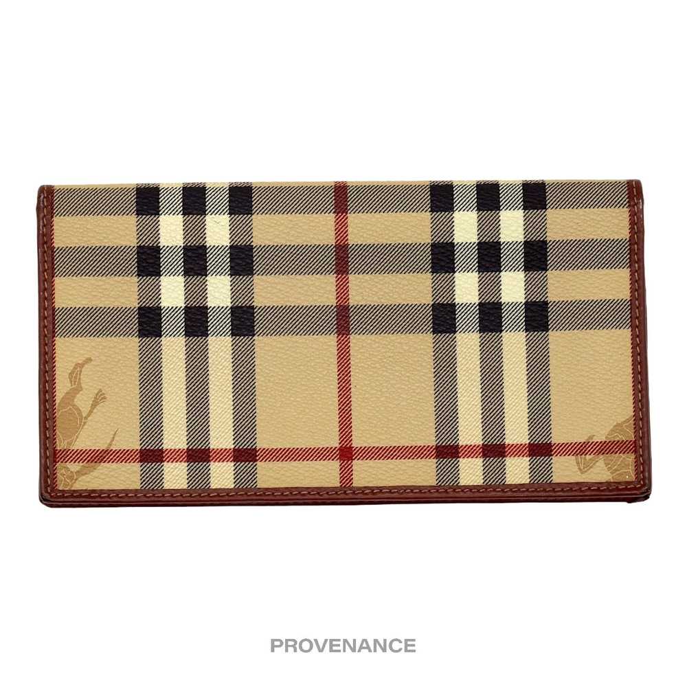 Burberry 🔴 Burberry Long Wallet - Nova Check Bro… - image 2