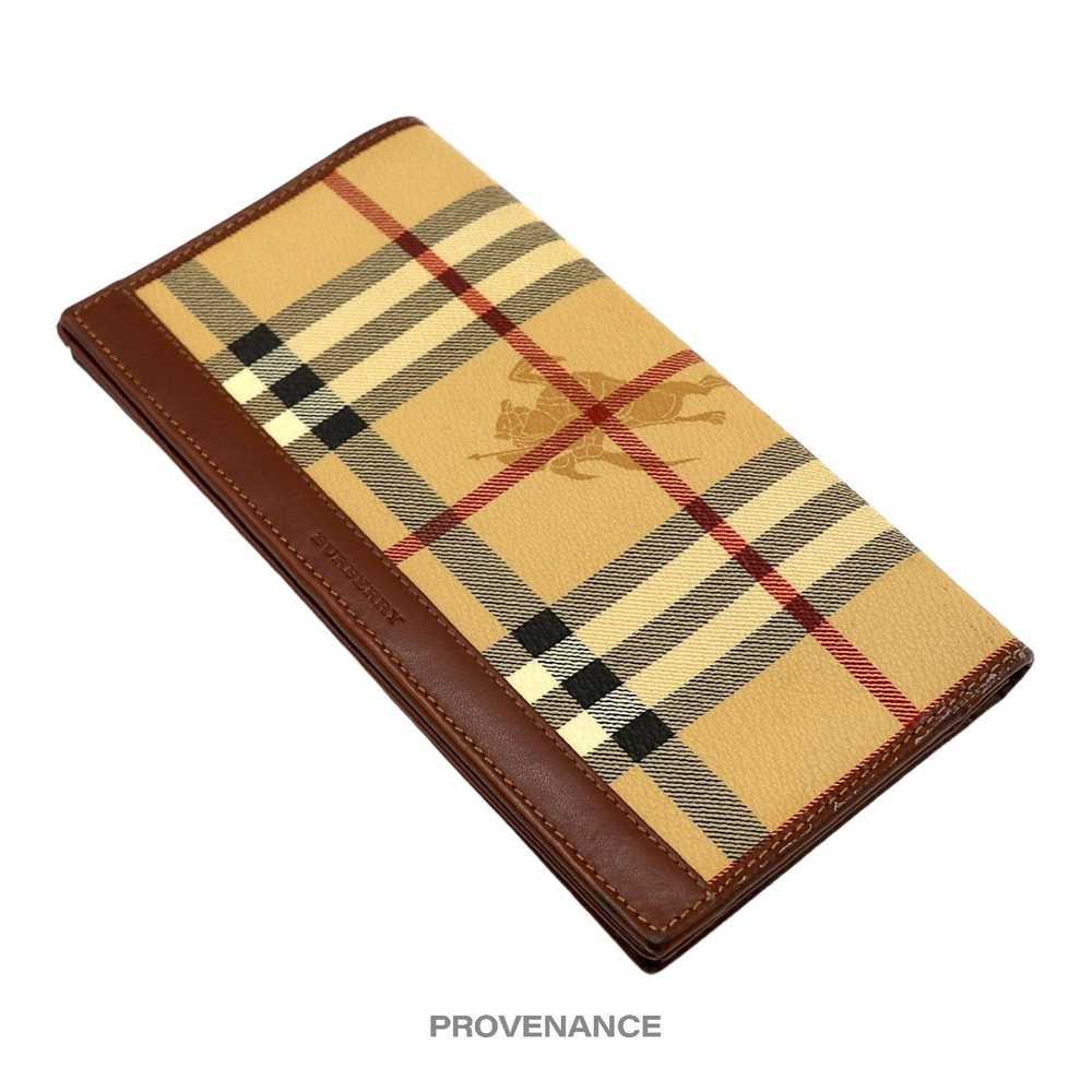 Burberry 🔴 Burberry Long Wallet - Nova Check Bro… - image 4