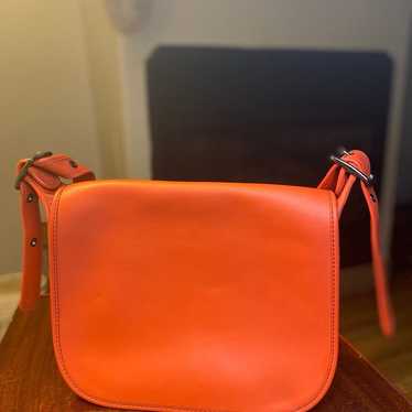 Coach Saddle 23 75th Anniversary Deep Coral Bag L… - image 1