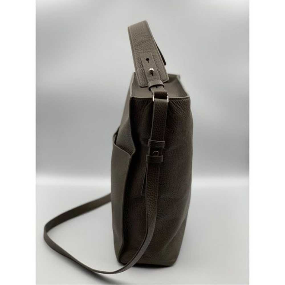 Allsaints Mast Pebbled Leather Shoulder Tote Cros… - image 5