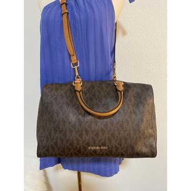 Electric Blue Michael Kors outlet Kirby Satchel HTF!