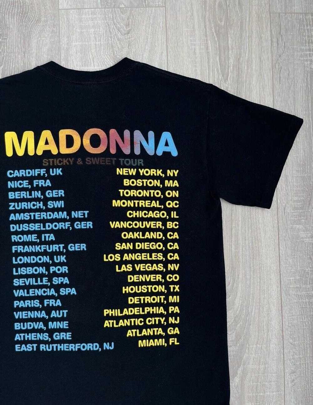 Band Tees × Streetwear × Tour Tee Madonna Sticky … - image 4