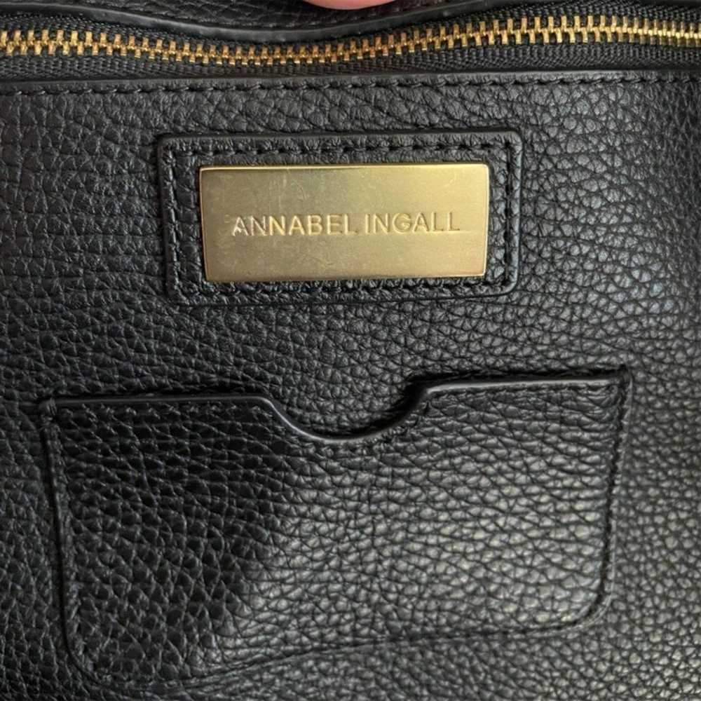 Annabel Ingall Isabell Large Black Pebbled Leathe… - image 10