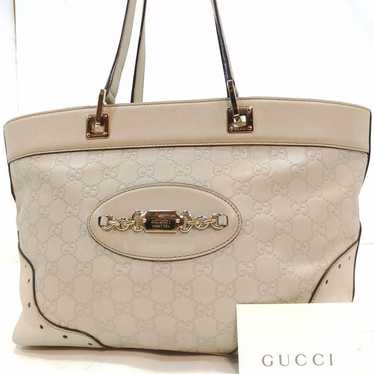 Gucci Horsebit Tote Bag Shima Leather Shoulder Bag