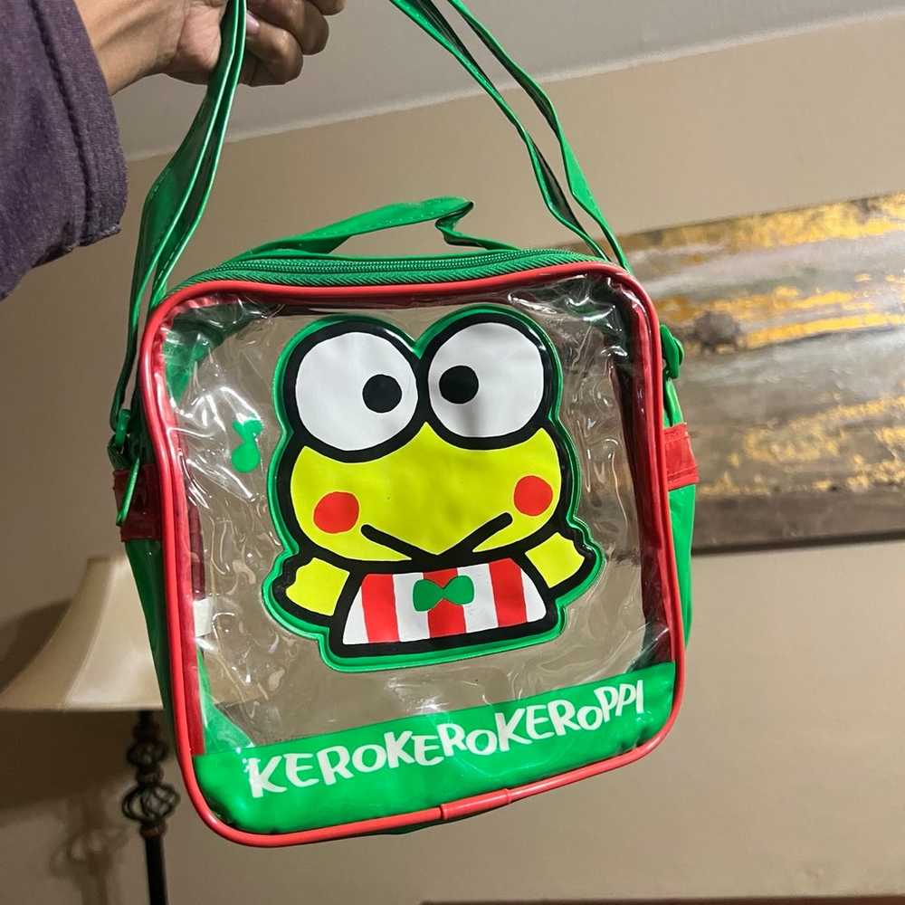 Vintage 1991 Keroppi clear plastic bag - image 1