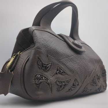 Fairy Grunge Leather Design Handbag Y2K Vintage Br