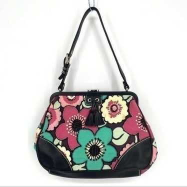 Isabella Fiore Embellished Beaded Paisley good Floral Handbag Shoulder Bag