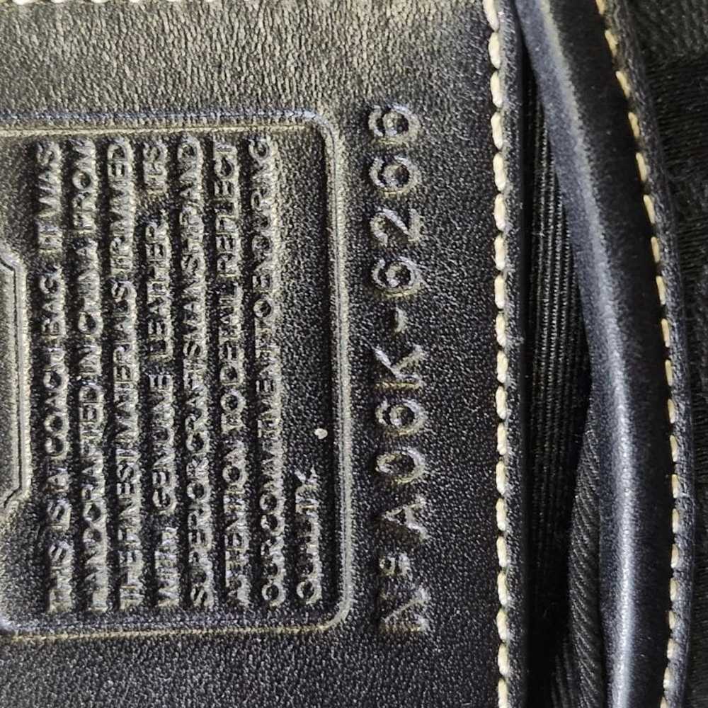 Vintage Coach Black Signature Soho Hobo Bag - image 3