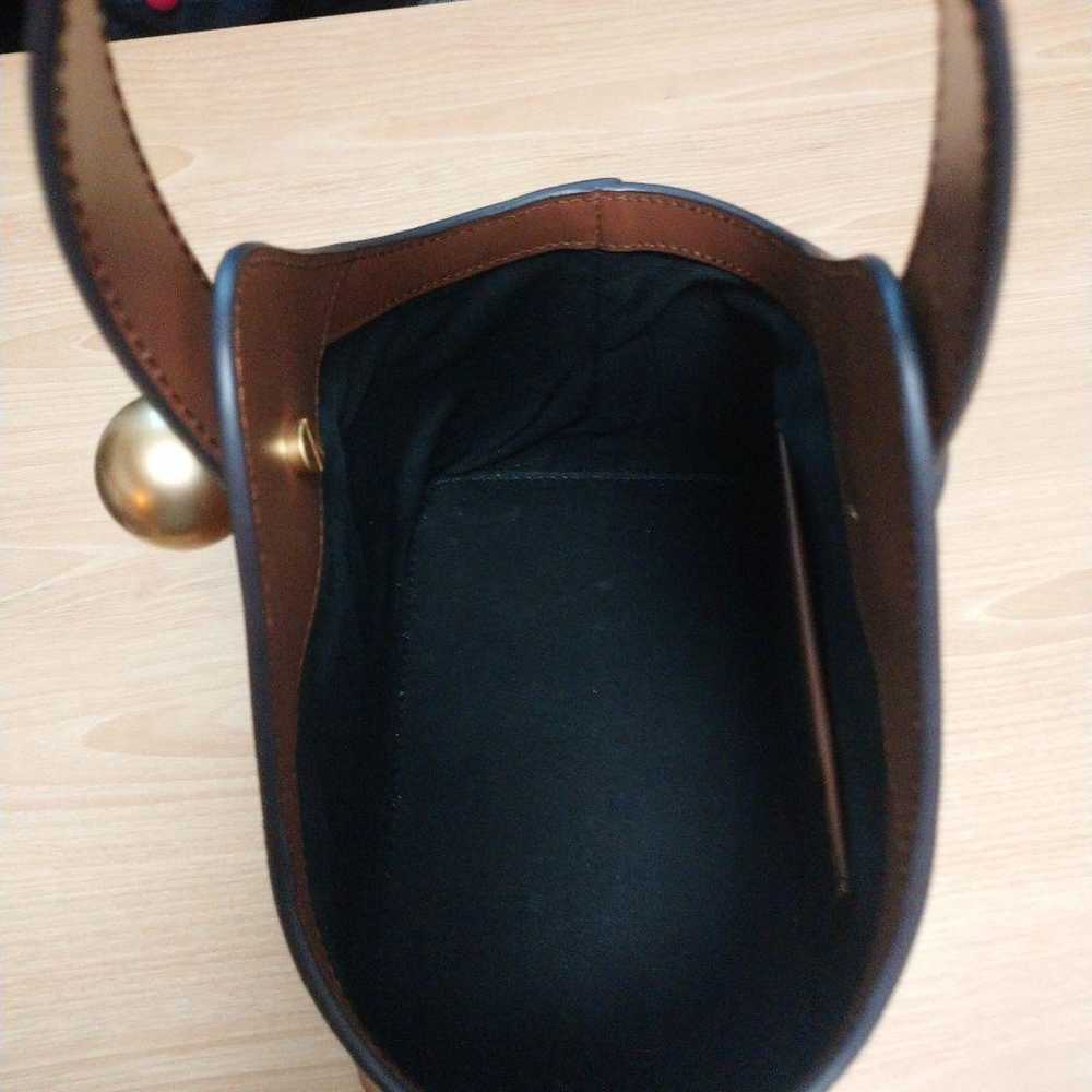 Orset United Arrows Purchase Brown Leather Handbag - image 10