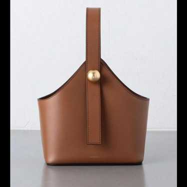 Orset United Arrows Purchase Brown Leather Handbag - image 1