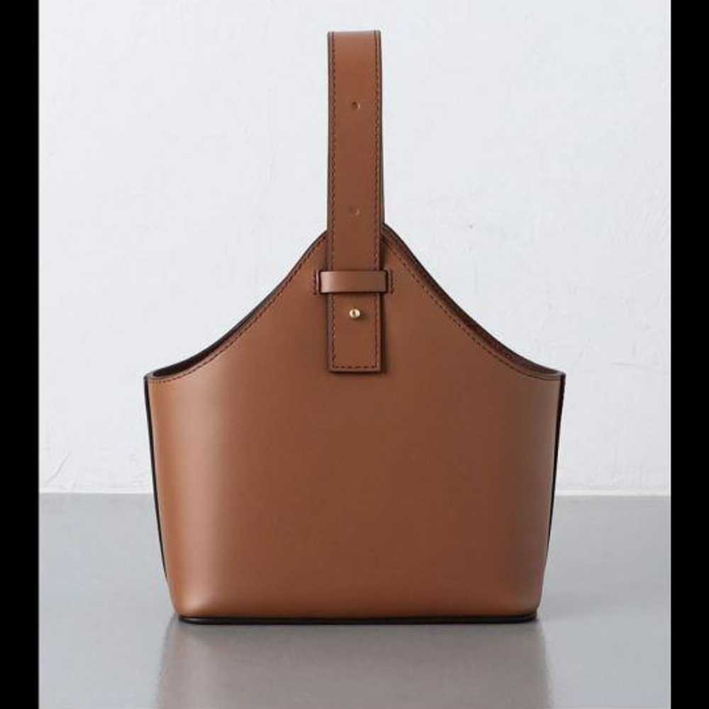 Orset United Arrows Purchase Brown Leather Handbag - image 3