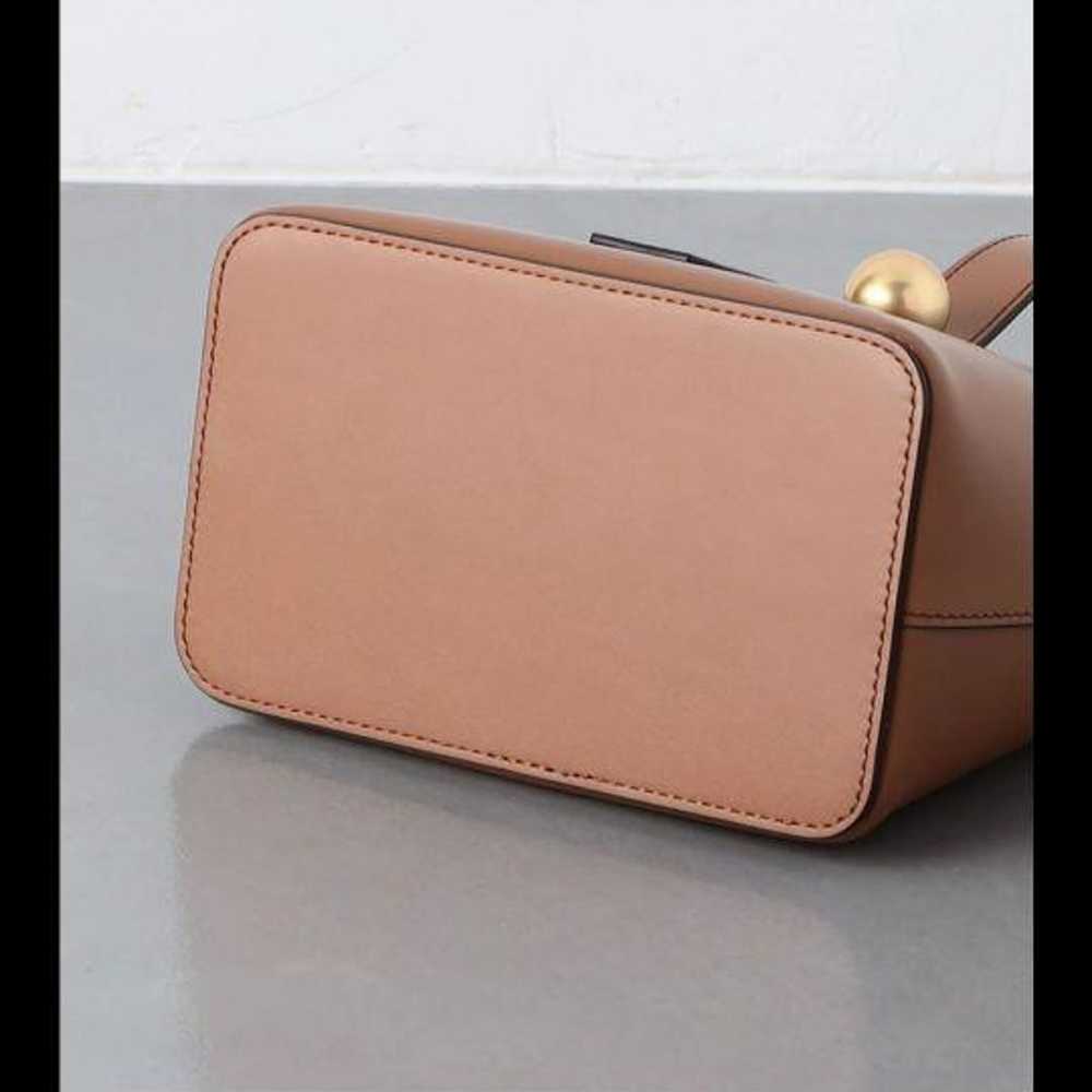 Orset United Arrows Purchase Brown Leather Handbag - image 4