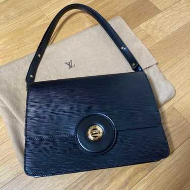 Louis Vuitton Epi Shoulder Bag Black