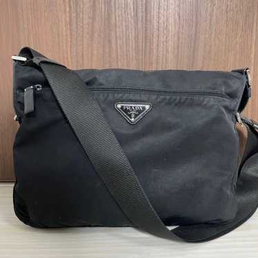 Prada shoulder bag camera bag triangle logo