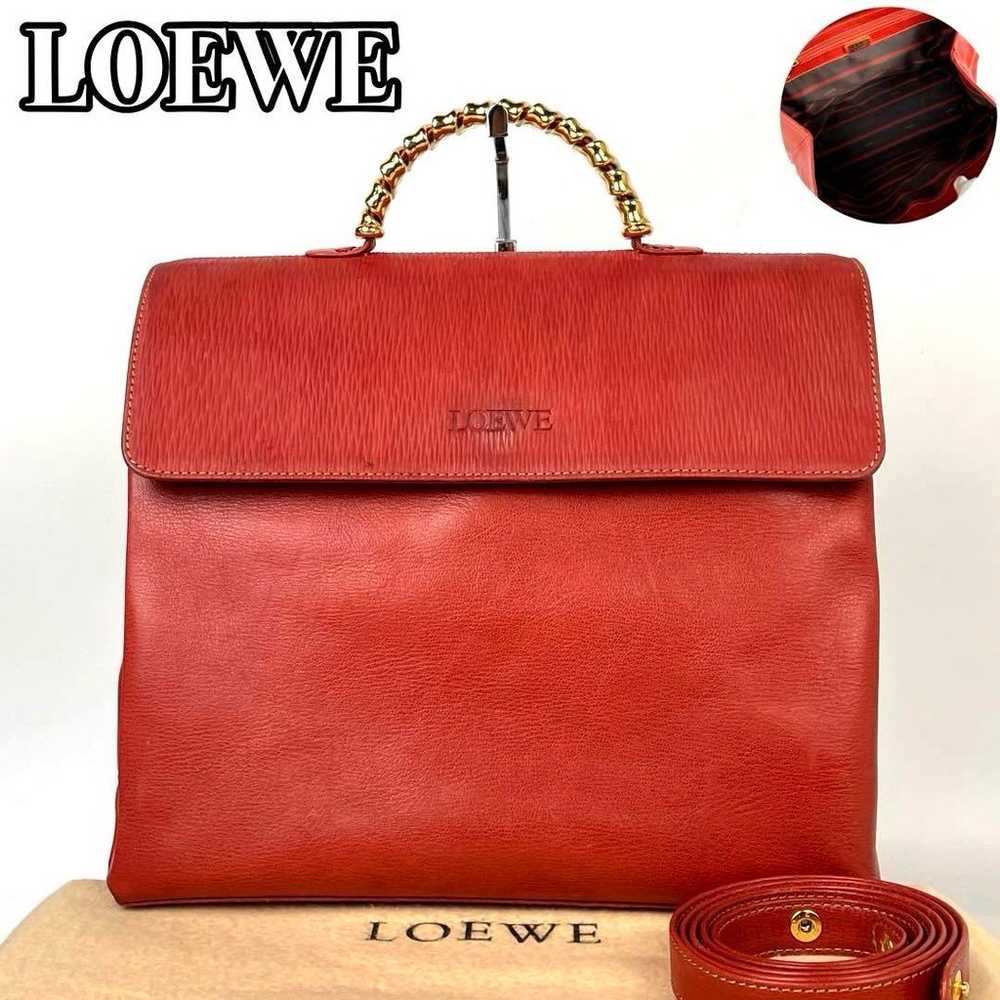 [Beautiful Condition] Loewe Handbag Velázquez 2wa… - image 1