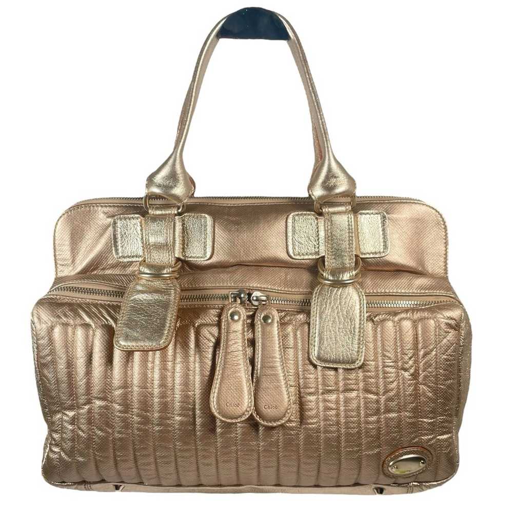 Authentic Chloe Metallic Bay Shoulder Bag - image 1