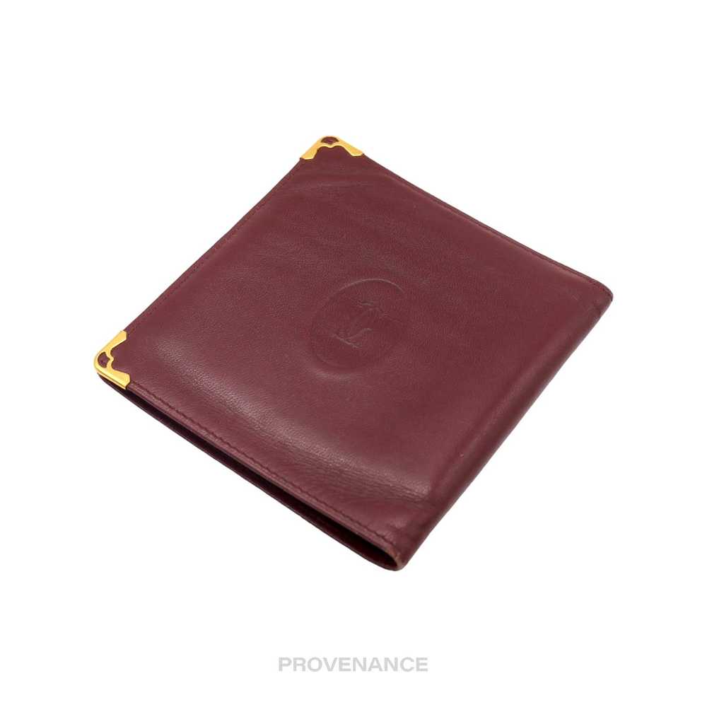 Cartier 🔴 Cartier 10CC Bifold Wallet - Burgundy … - image 3