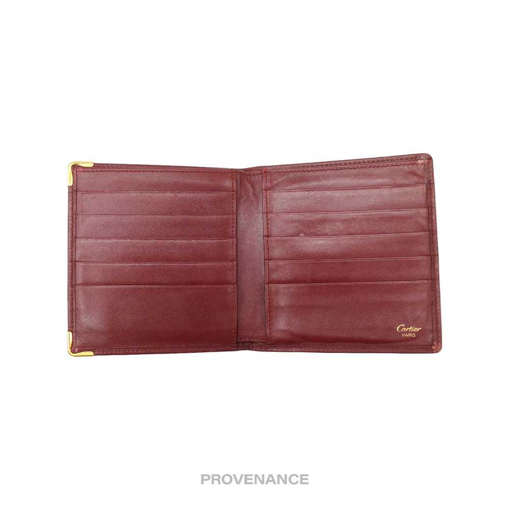 Cartier 🔴 Cartier 10CC Bifold Wallet - Burgundy … - image 5