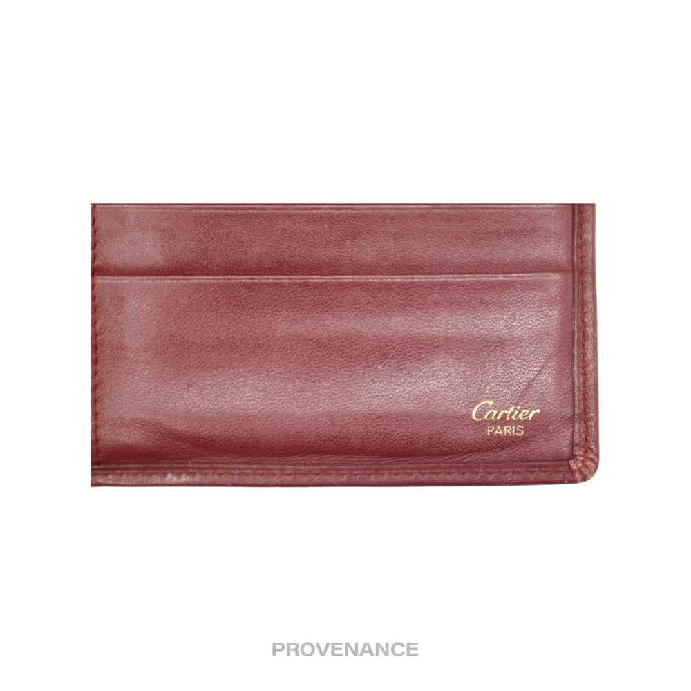 Cartier 🔴 Cartier 10CC Bifold Wallet - Burgundy … - image 6