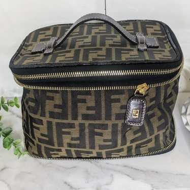 Authentic Vintage FENDI Zucca Monogram Vanity cas… - image 1