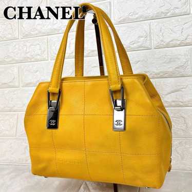 Chanel CHANEL Rare✨ Yellow Handbag Coco Mark