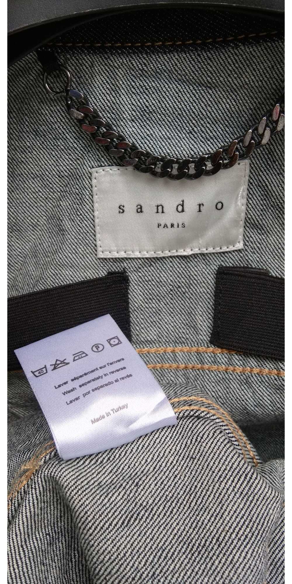 Sandro Sandro type A2 blue denim jacket - image 6