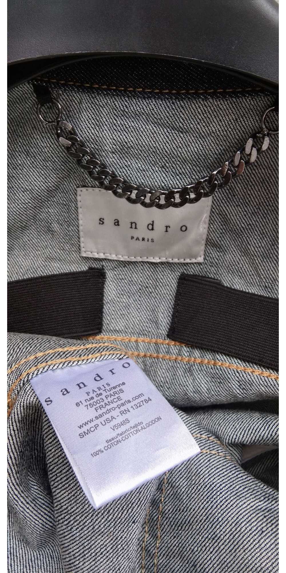 Sandro Sandro type A2 blue denim jacket - image 7