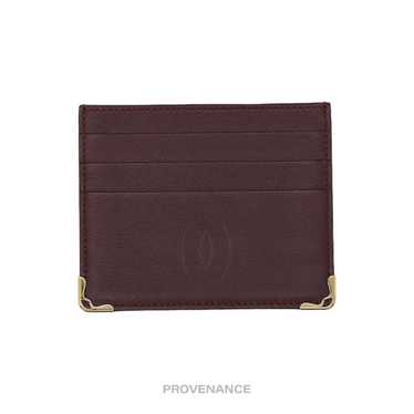 Cartier 🔴 Cartier 6CC Card Holder Wallet - Burgu… - image 1