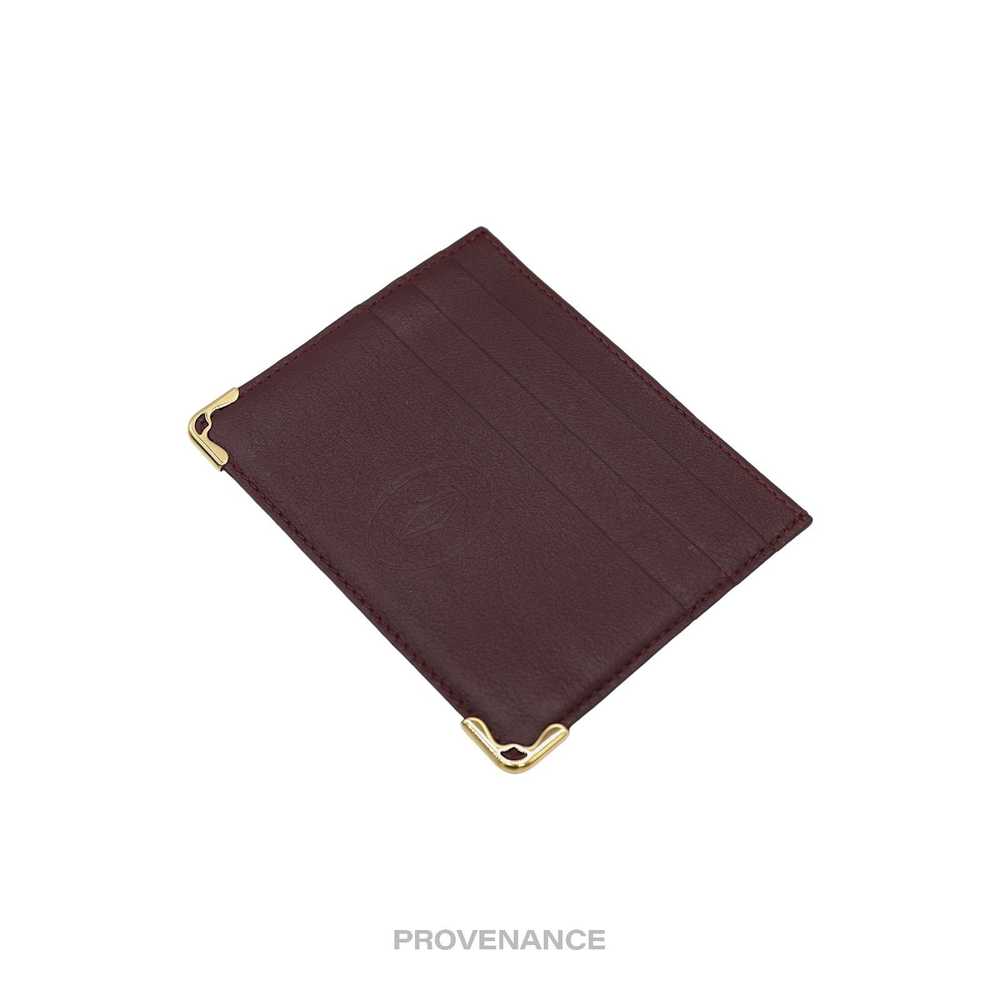 Cartier 🔴 Cartier 6CC Card Holder Wallet - Burgu… - image 3