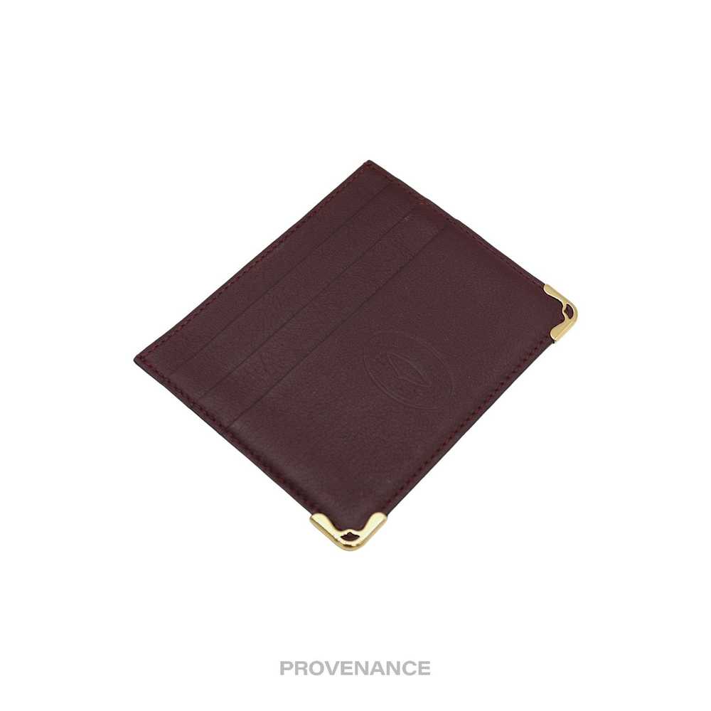 Cartier 🔴 Cartier 6CC Card Holder Wallet - Burgu… - image 4